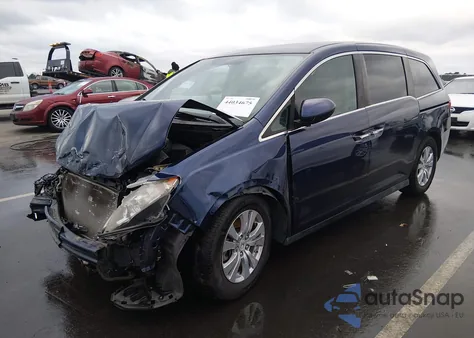 2016 Honda Odyssey Se from USA, damaged, VIN 5FNRL5H30GB134075